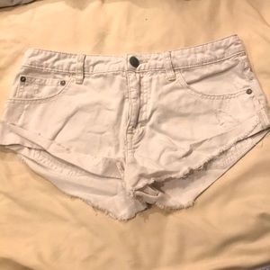 Free People Jean Shorts
